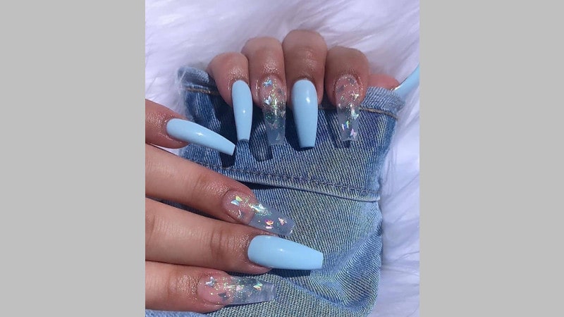 10 Cute And Fun Baby Blue Nails That Are Everyone's Favorites